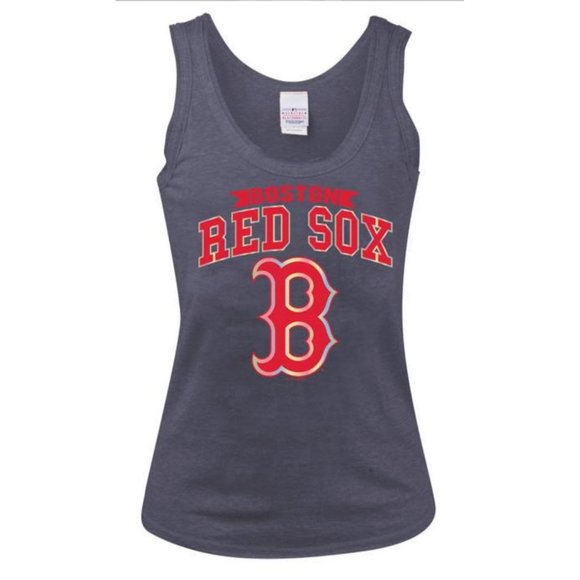 5th & Ocean Boston Red Sox Triblend Ladies Tank - Picture 1 of 4